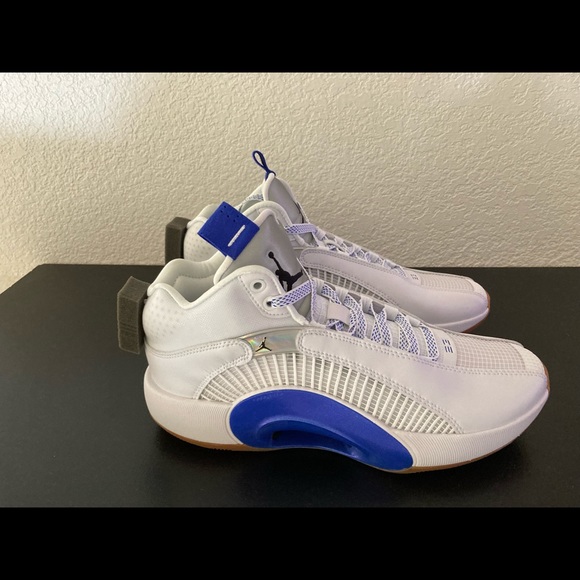 New Mens Nike Air Jordan XXXV SH 35 CZ5657 SZ 9 ATHLETIC SHOES SNEAKERS WHITE - Picture 12 of 13